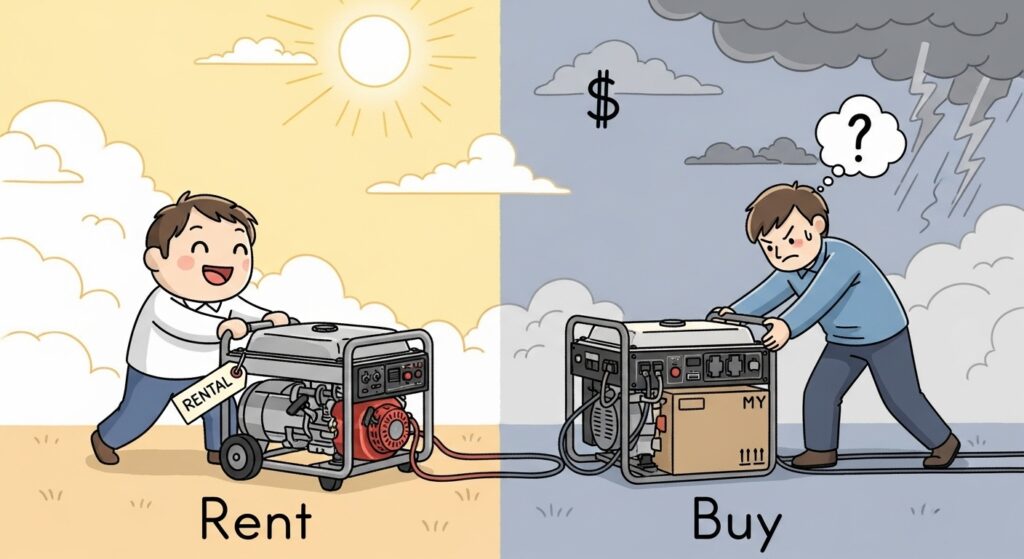 Alugar ou Comprar Gerador de Energia