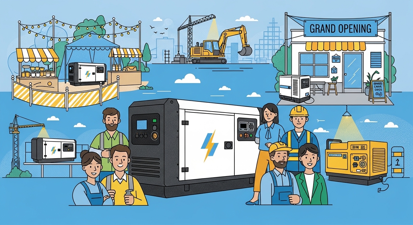 Aluguel de Geradores: A Solução Inteligente e Flexível para Sua Energia!