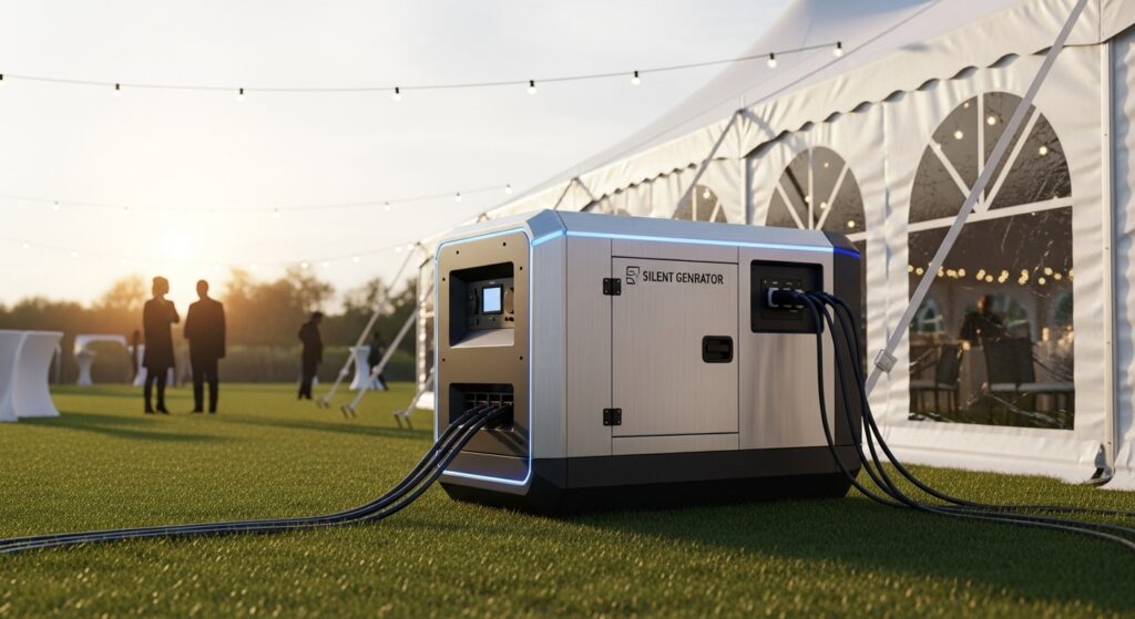 Gerador Silencioso para Eventos: A Energia Que Não Atrapalha a Sua Festa!