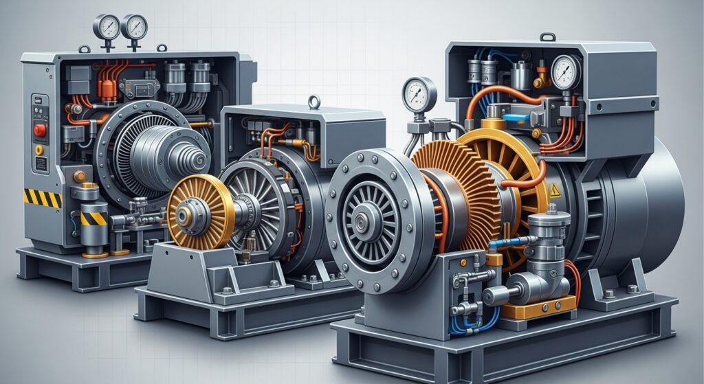 Descubra como os geradores para maquinário pesado garantem energia contínua para suas obras e indústrias. Entenda tipos, benefícios e escolha o ideal. Saiba mais!