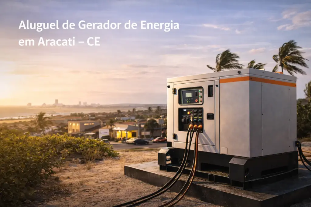 Aluguel de Gerador de Energia em Aracati – CE