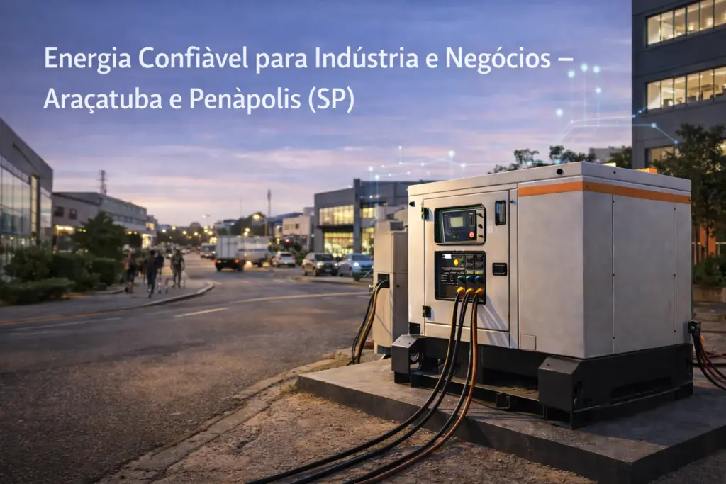 Aluguel de Gerador de Energia em Araçatuba e Penápolis – SP