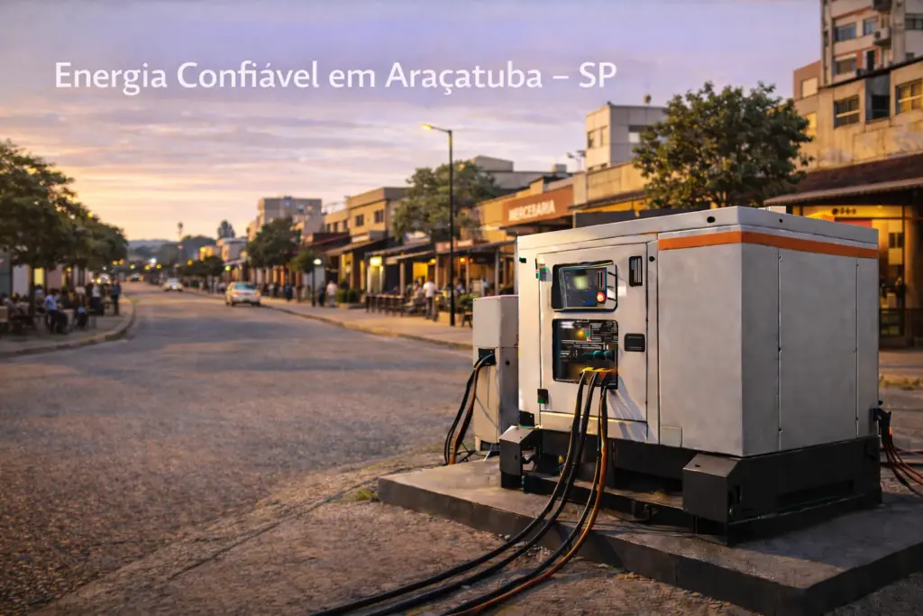 Aluguel de Gerador de Energia em Araçatuba – SP
