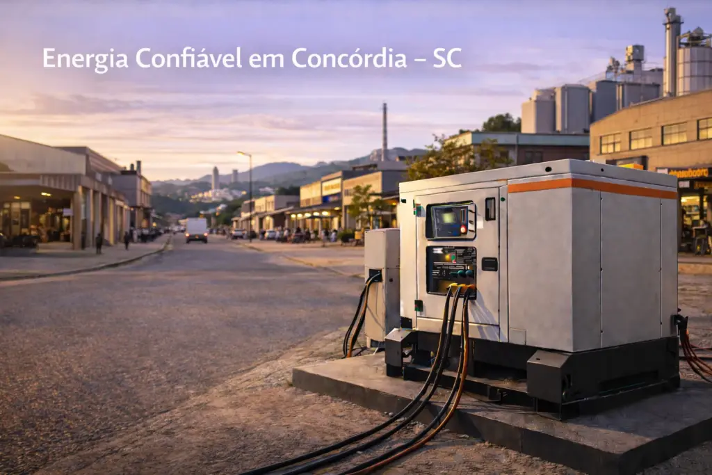 Aluguel de Gerador de Energia em Concórdia – SC
