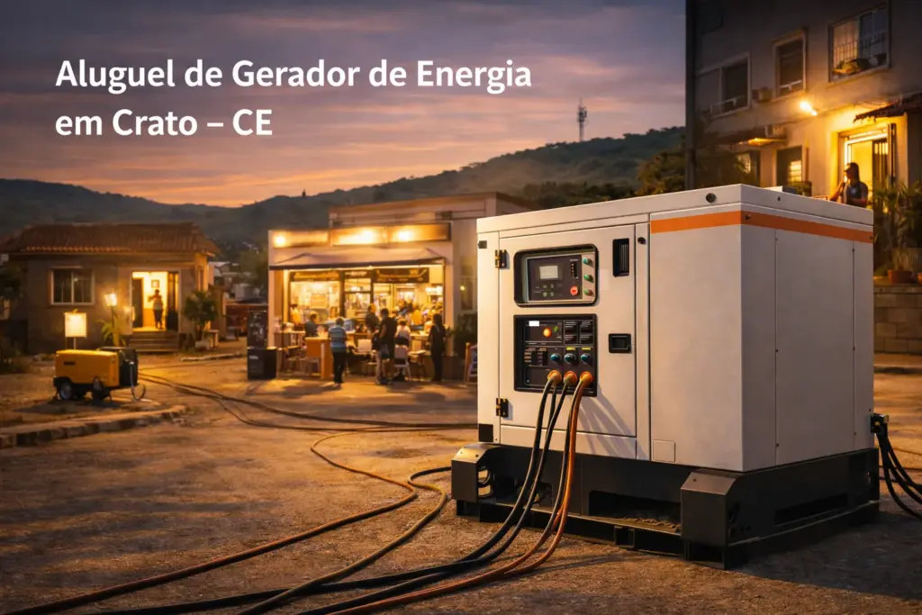 Aluguel de Gerador de Energia em Crato – CE