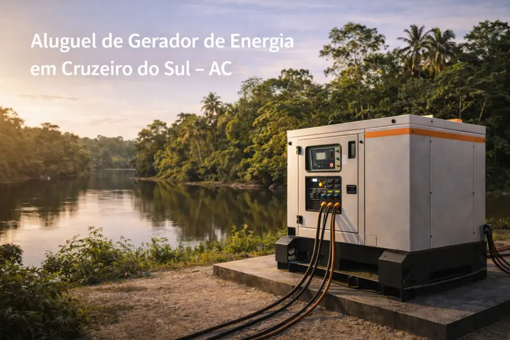 Aluguel de Gerador de Energia em Cruzeiro do Sul – AC