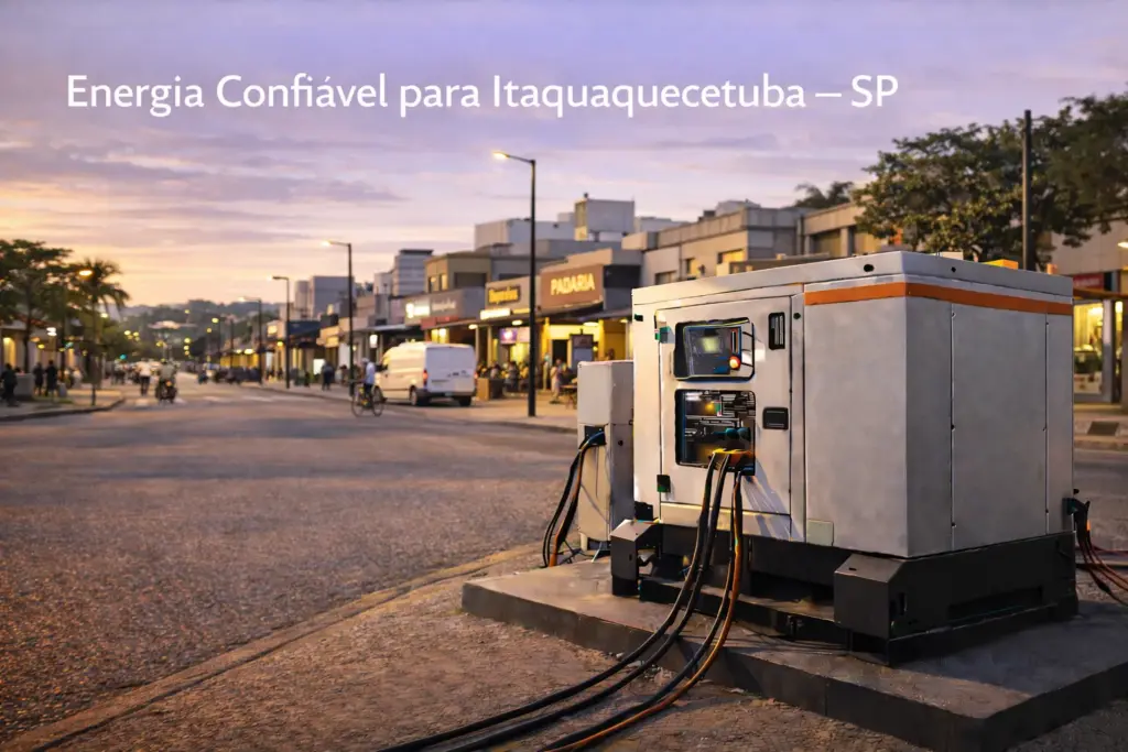 Aluguel de Gerador de Energia em Itaquaquecetuba – SP