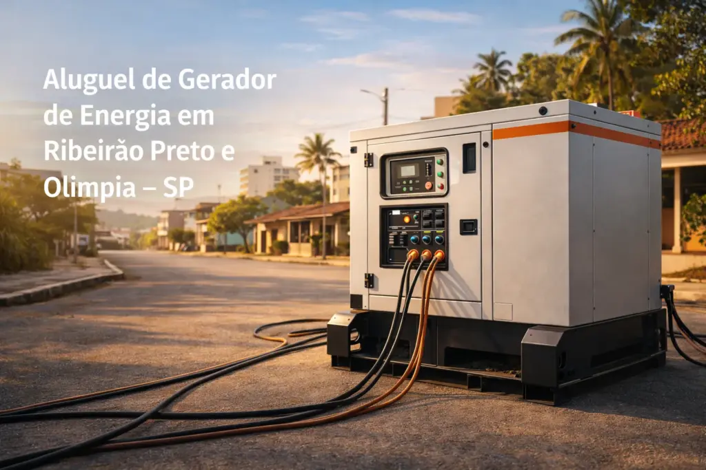 Aluguel de Gerador de Energia em Ribeirão Preto e Olímpia – SP