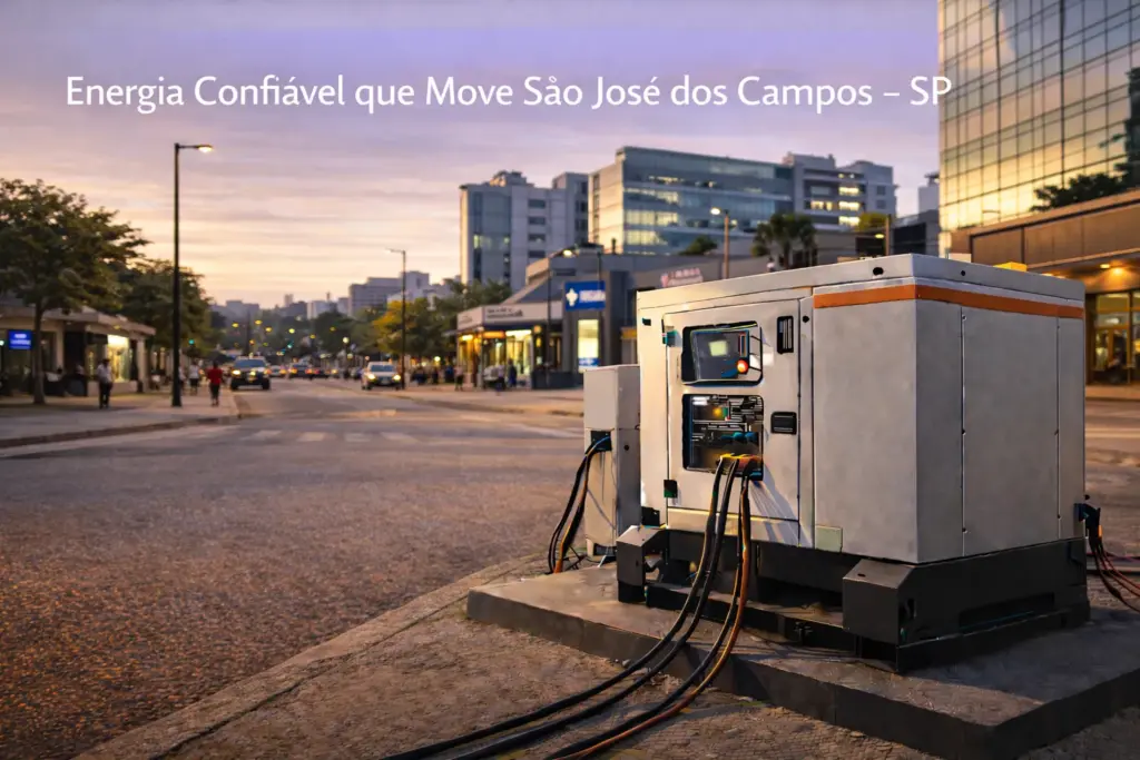 Aluguel de Gerador de Energia em São José dos Campos – SP
