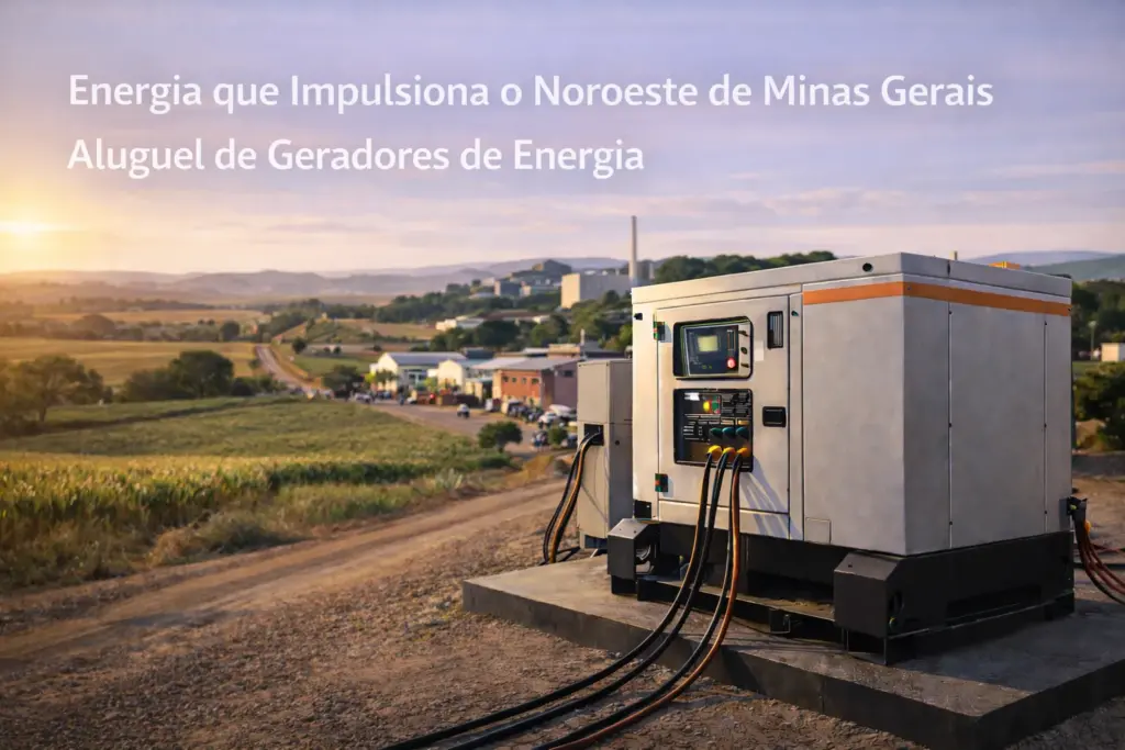 Aluguel de Gerador de Energia – Região Noroeste de Minas Gerais (MG)