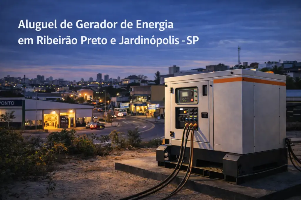 Aluguel de Gerador de Energia – Ribeirão Preto e Jardinópolis (SP)