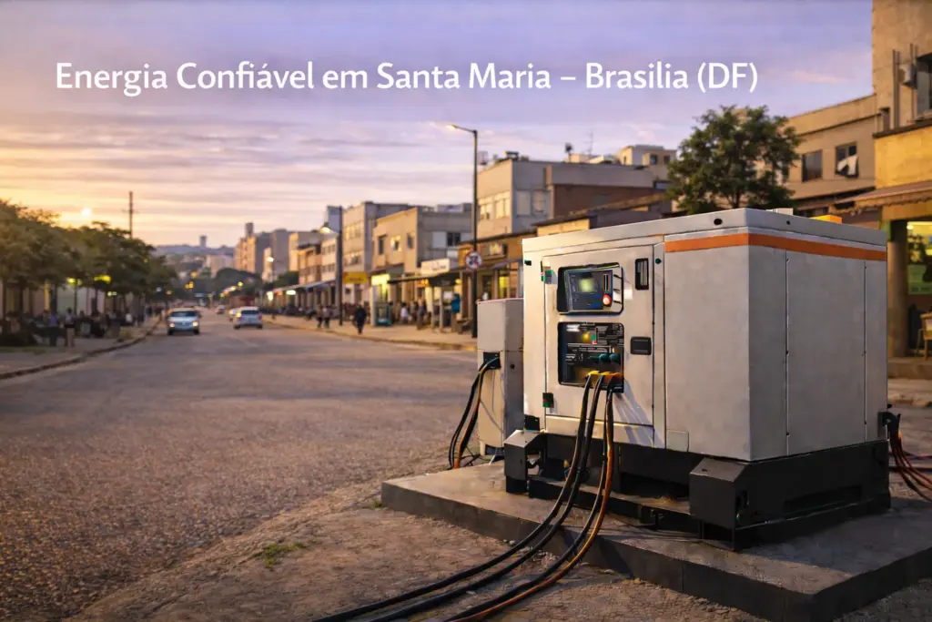 Aluguel de Gerador de Energia – Santa Maria Brasília (DF)