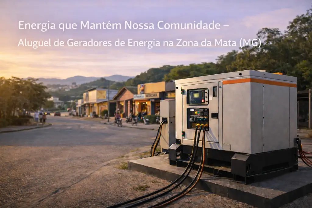 Aluguel de Gerador de Energia – Vale do Rio Doce Minas Gerais (MG)