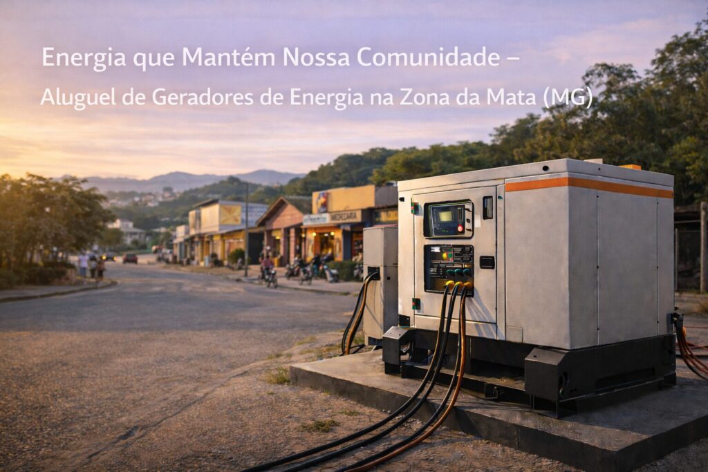 Aluguel de Gerador de Energia – Zona da Mata Minas Gerais (MG)